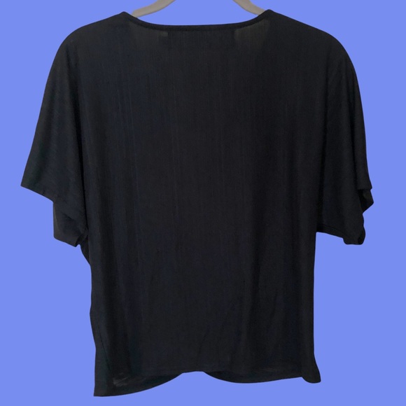 Metallic Code X Mode Sheen Top in Black, Small - Picture 2 of 4